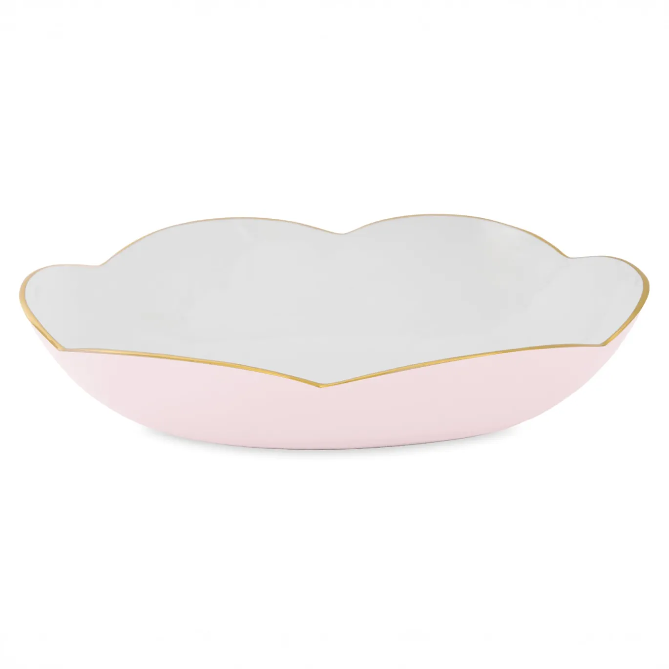 ENCANTO Amelia Extra Large Oval Bowl Camellia and White