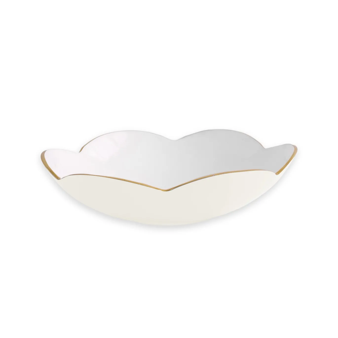 ENCANTO Amelia Medium Bowl Cream and White