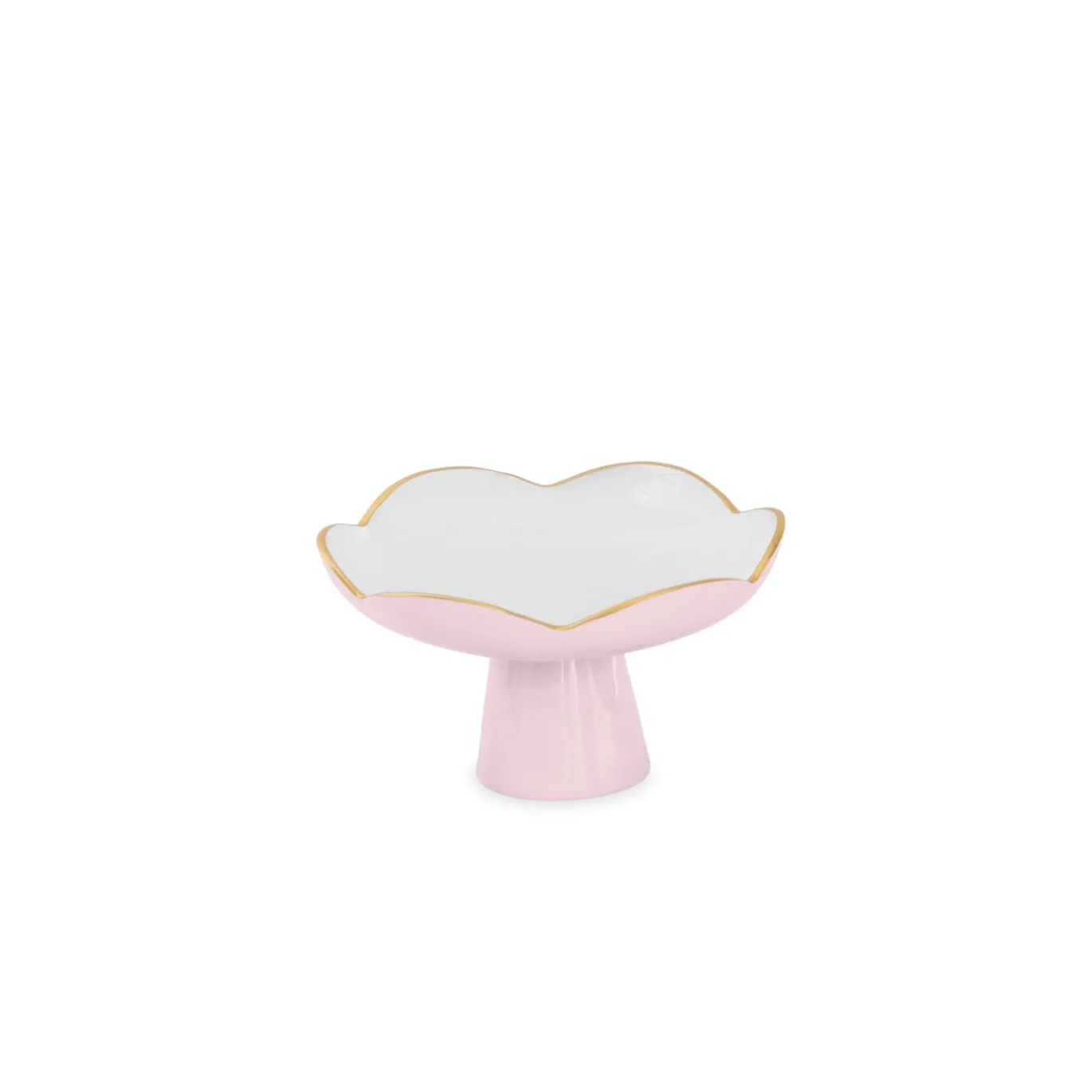 ENCANTO Amelia Small Pedestal Camellia and White
