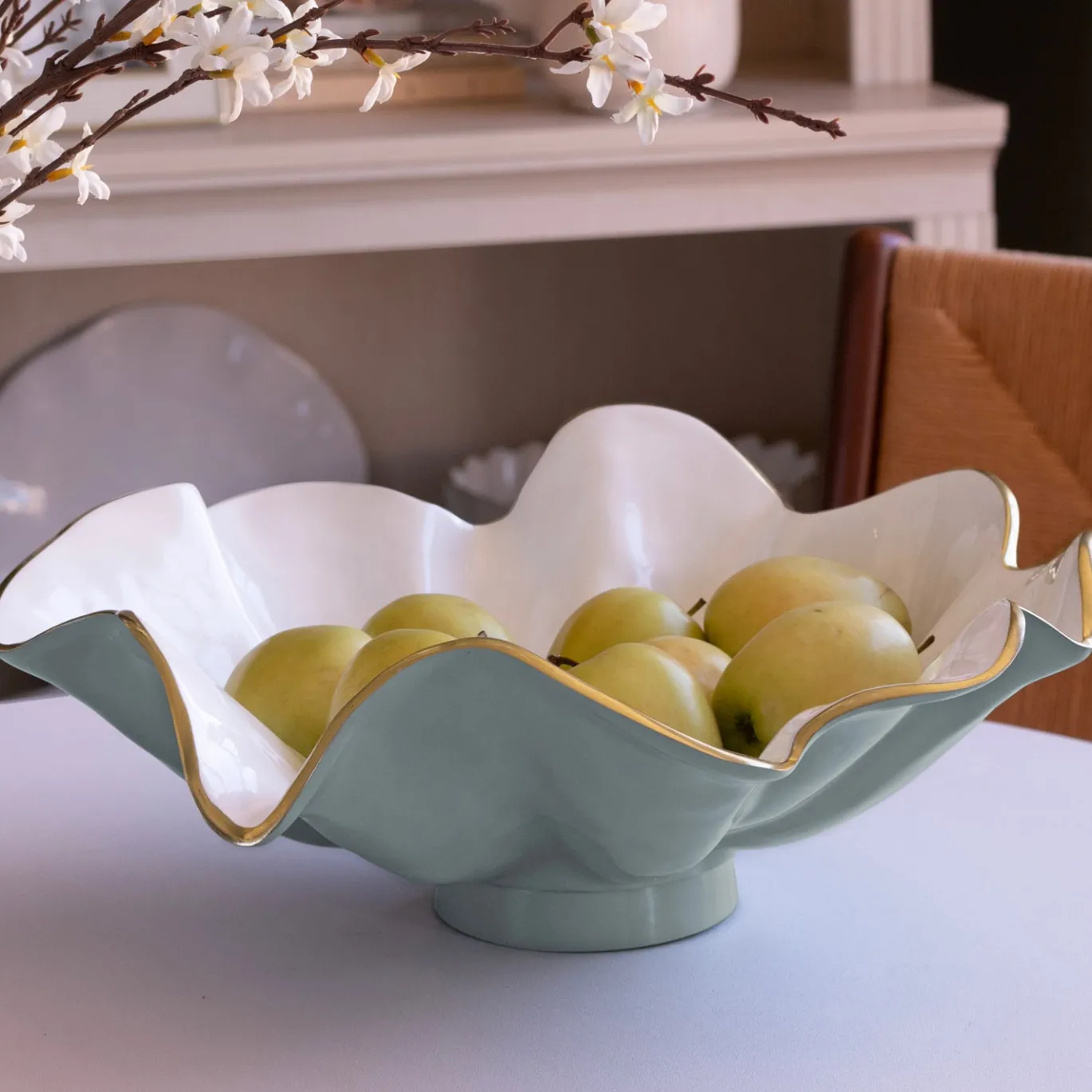 ENCANTO Aries Bowl (Slate and White)