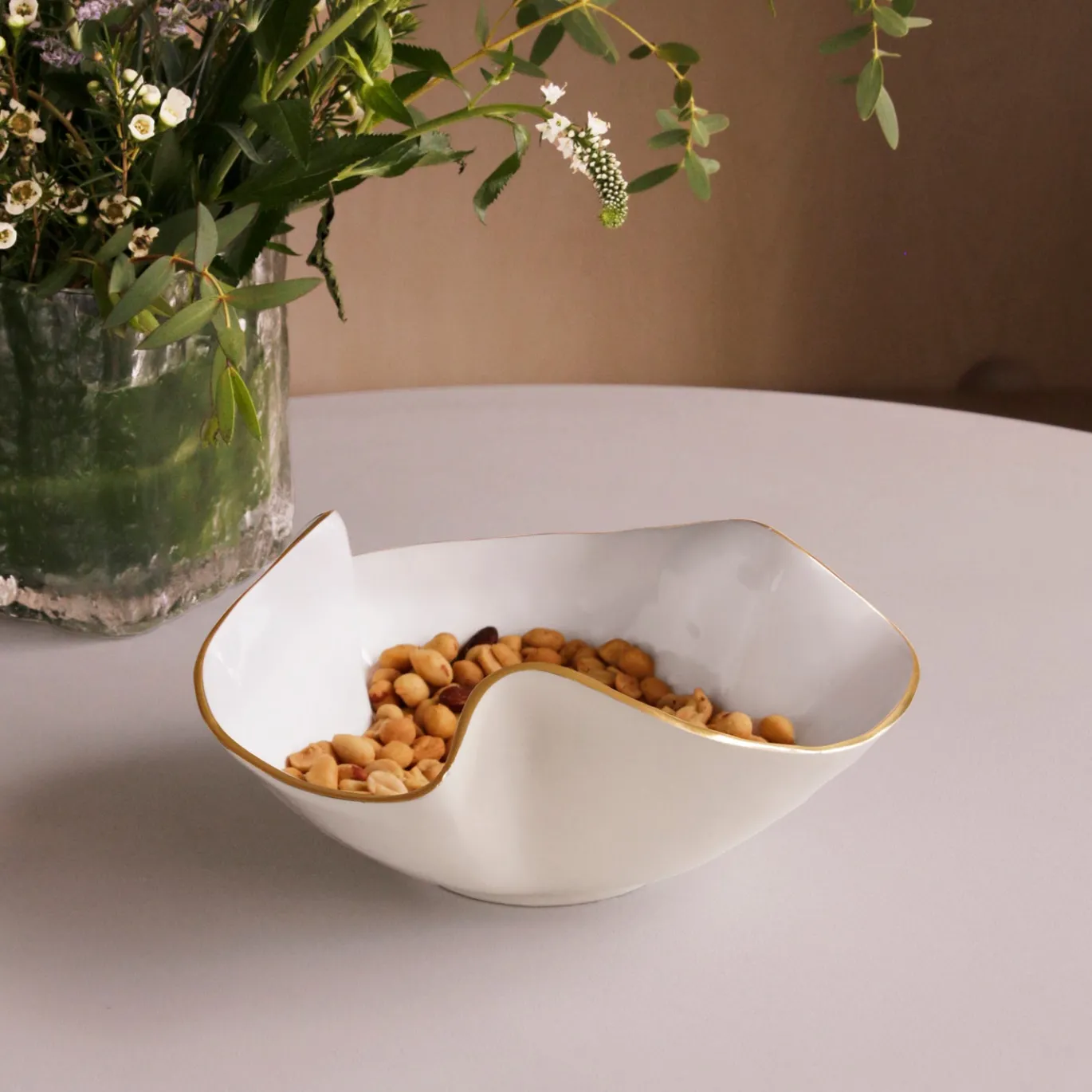 ENCANTO Aries Small Bowl Cream and White