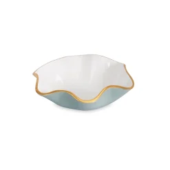 ENCANTO Carola Small Round Bowl Slate and White