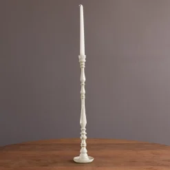 ENCANTO Crosby Large Candlestick Holder (Cream)