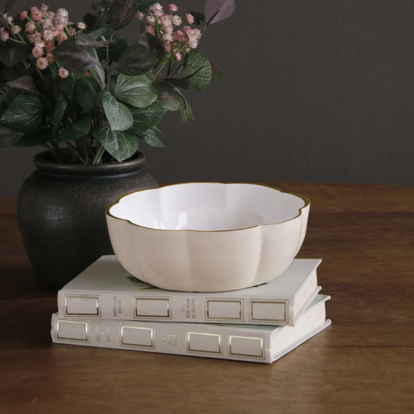 ENCANTO Devon Mini Bowl (Cream and White)