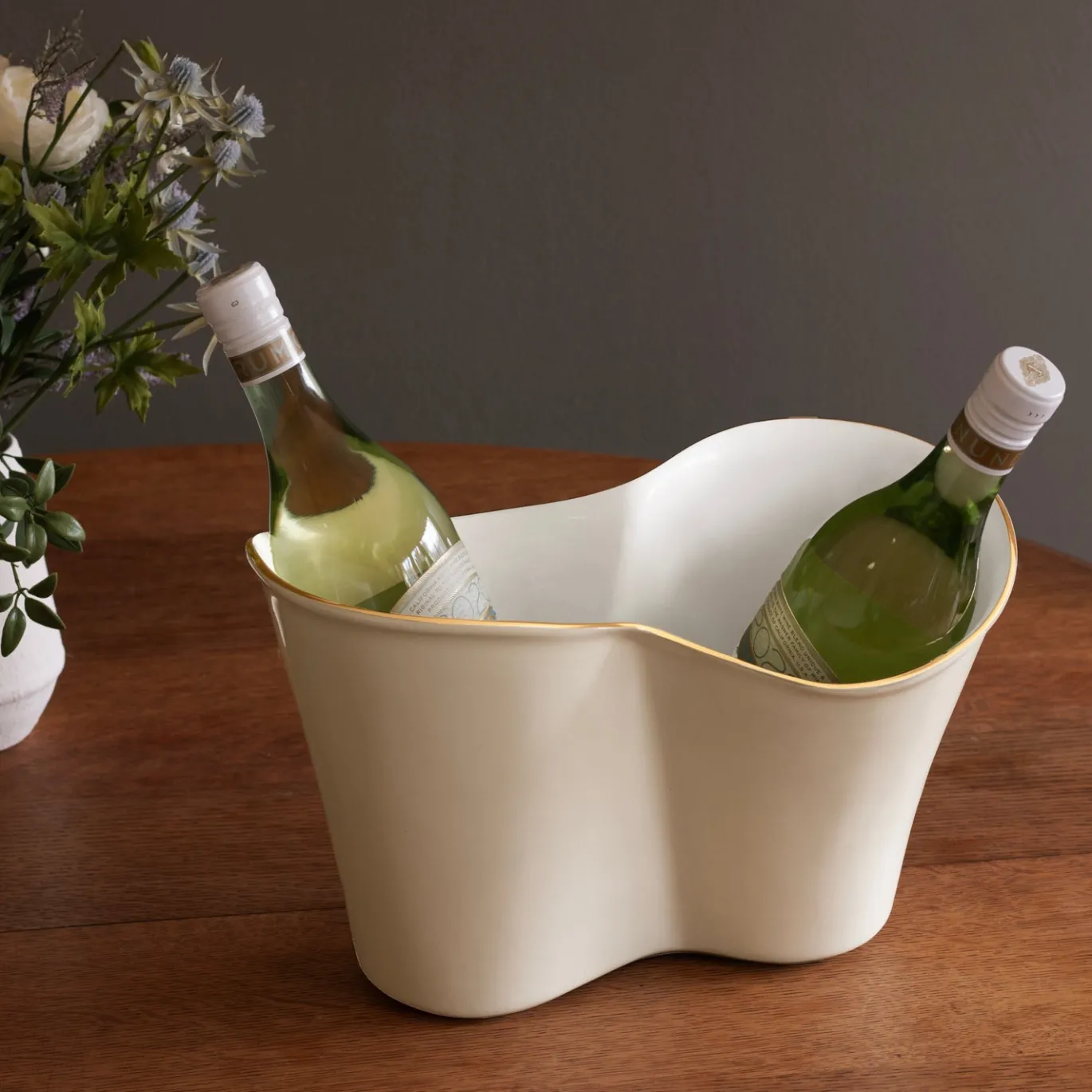 ENCANTO Double Ice Bucket (Cream and White)