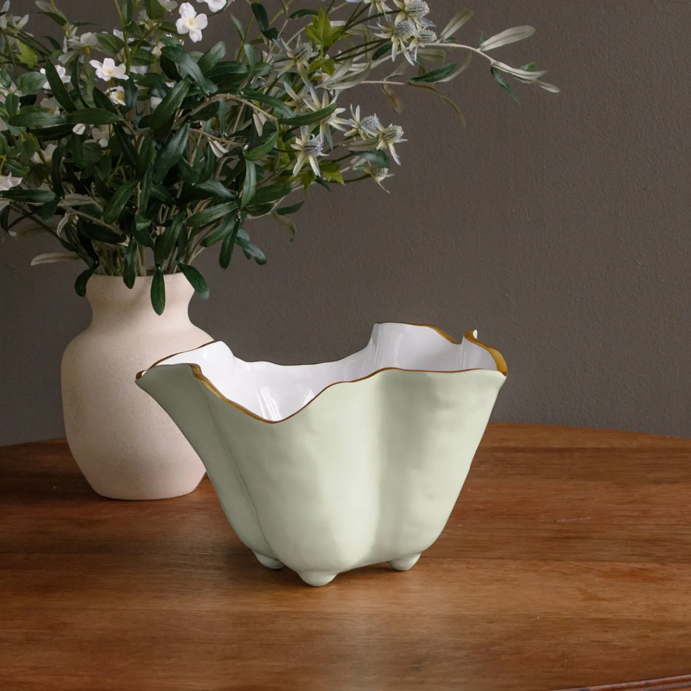 ENCANTO Onyx Ice Bucket (Pistachio and White)