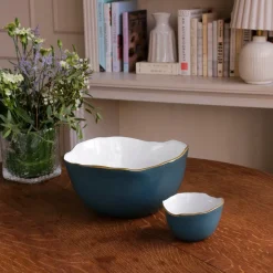 ENCANTO Osaka Large Bowl Midnight & White