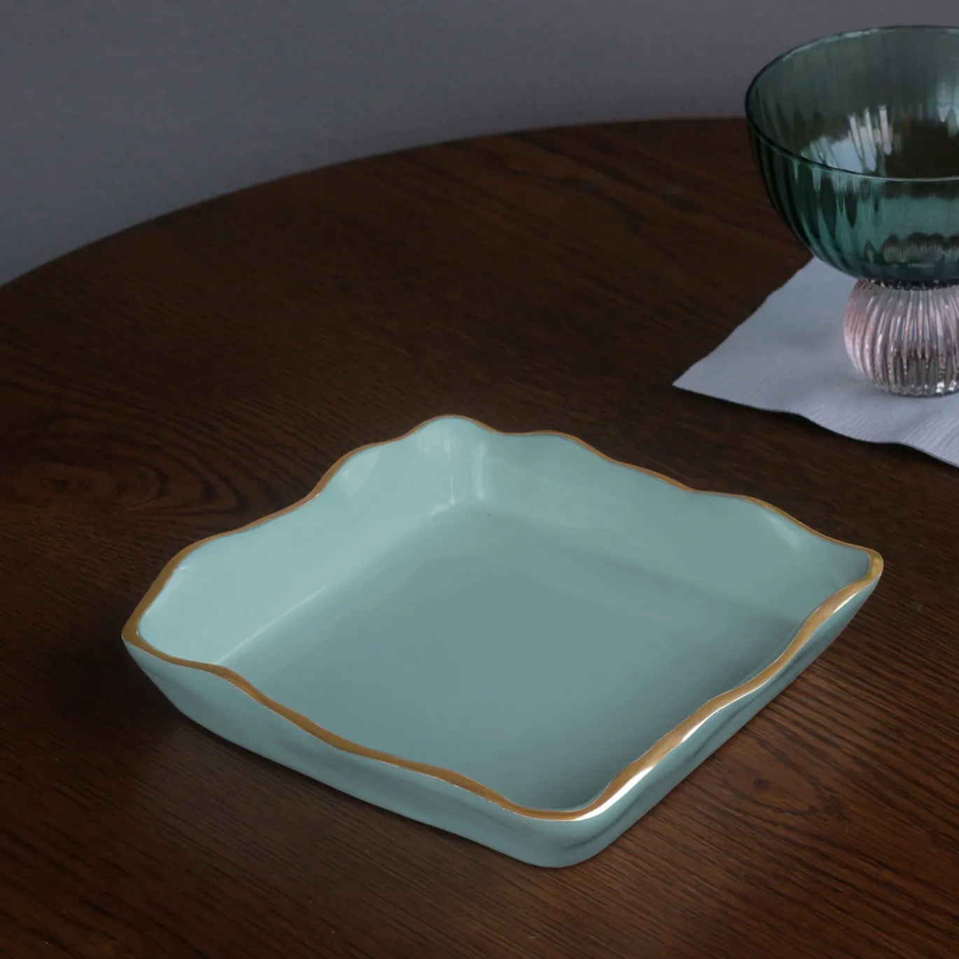 ENCANTO Soho Beverage Napkin Holder (Turquoise)