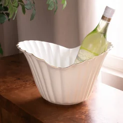 ENCANTO Vienna Large Ice Bucket Cream and White