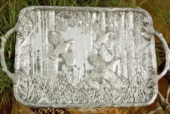 FOREST Quail Tray with Twig Handles
