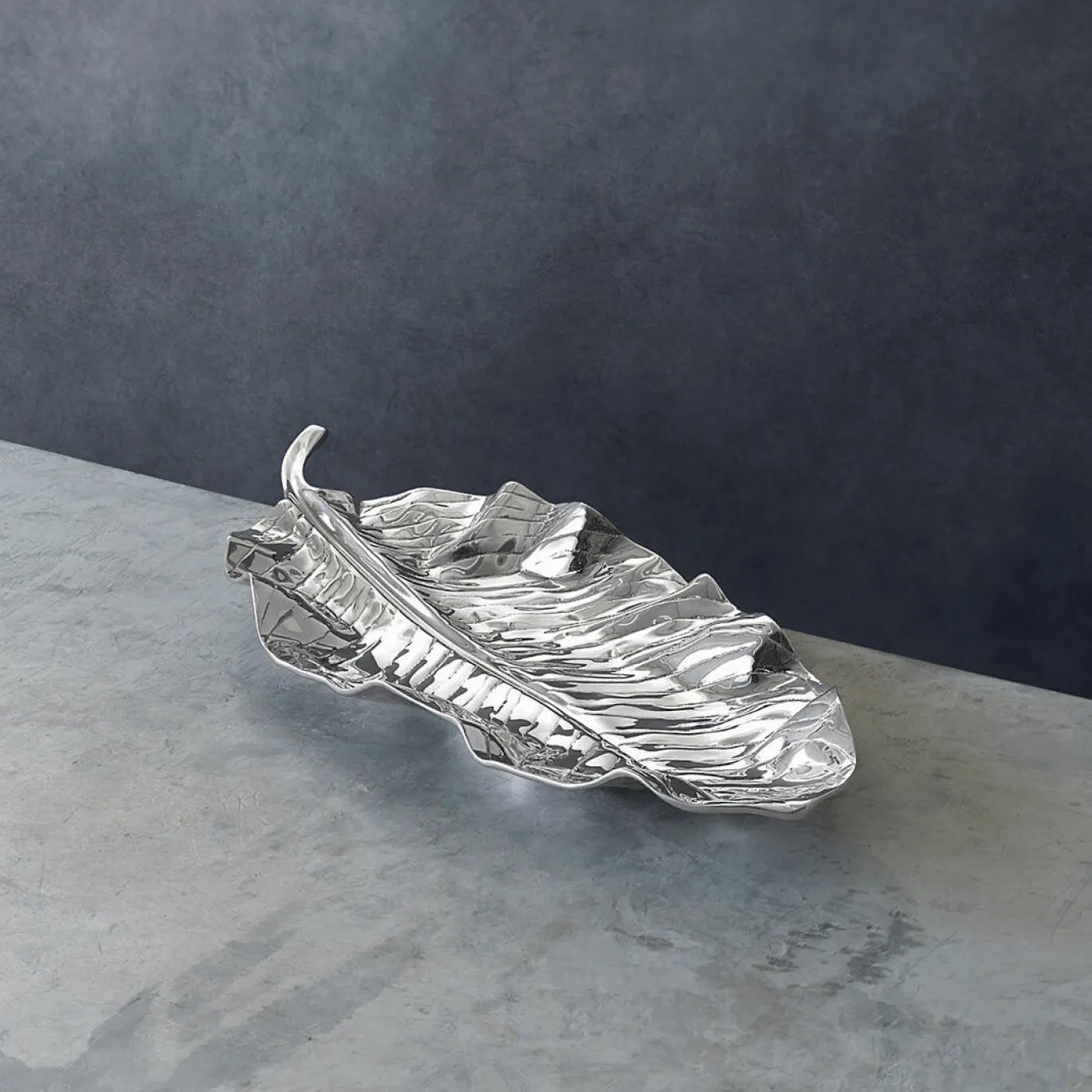 GARDEN Zebra Leaf Large Platter