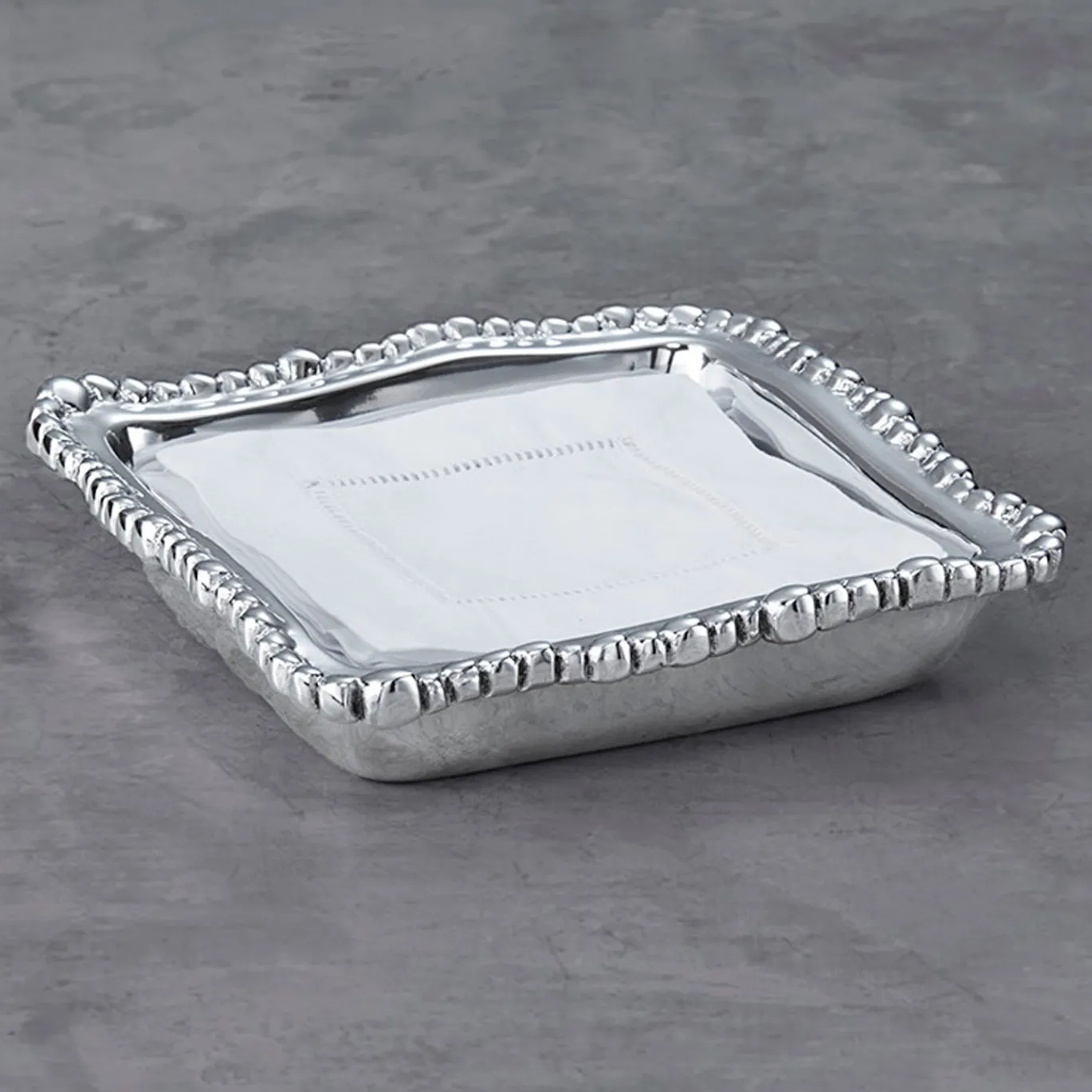 GIFTABLES Organic Pearl Napkin Box