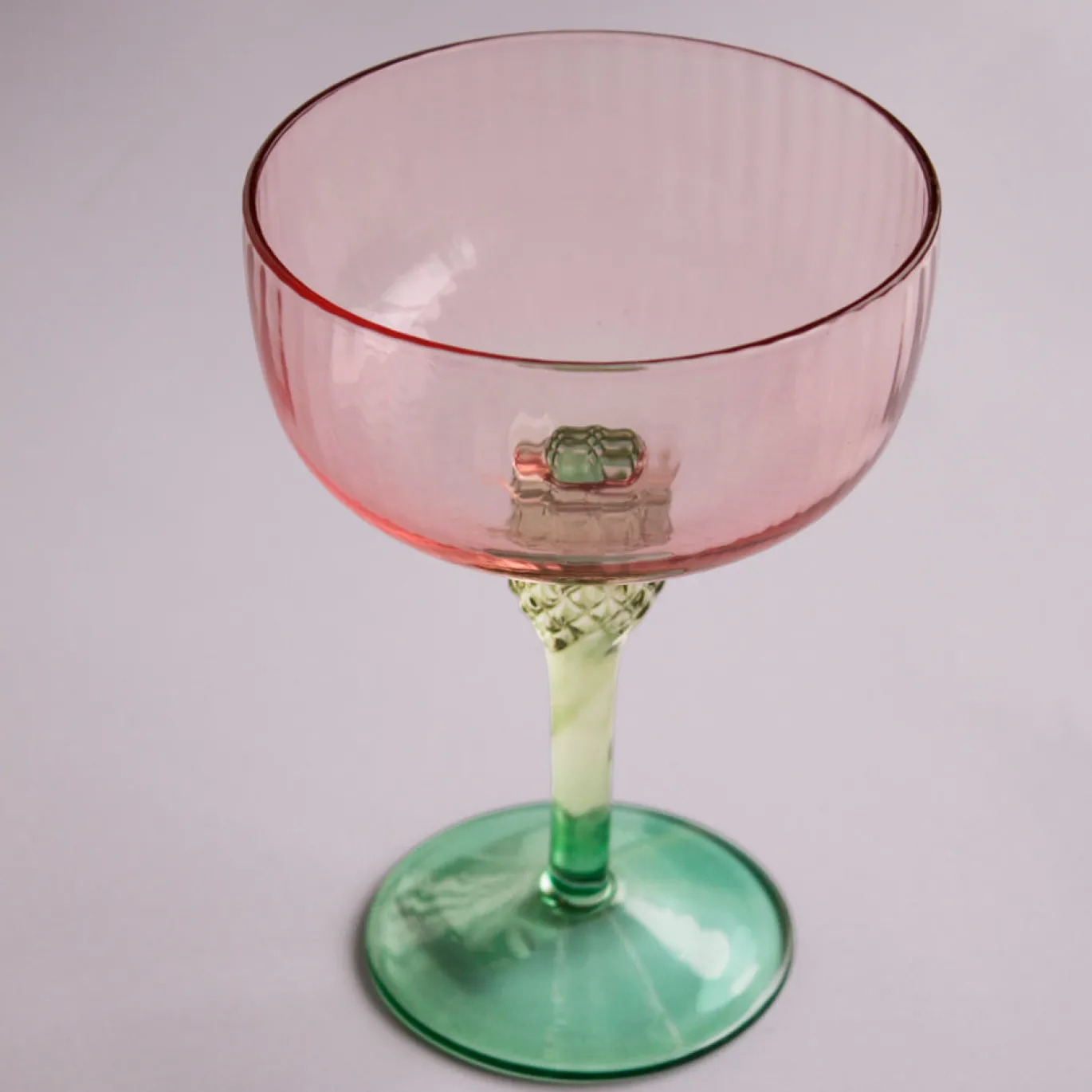 GLASS Aquarelle Coupe Set of 4 (Multi)