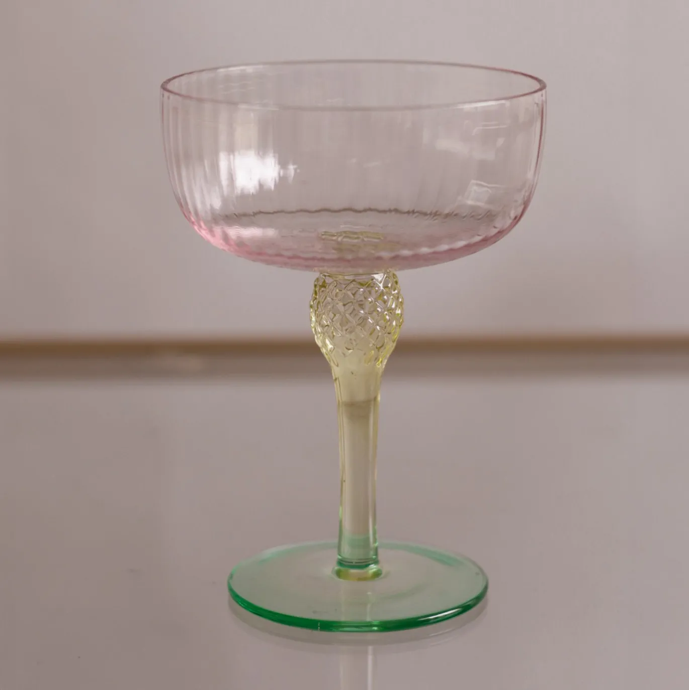 GLASS Aquarelle Coupe Set of 4 (Multi)