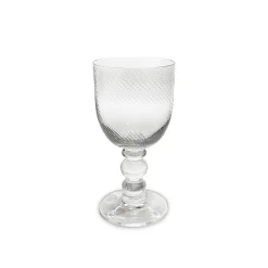 GLASS French Swirl Wine Set of 4 (Clear)