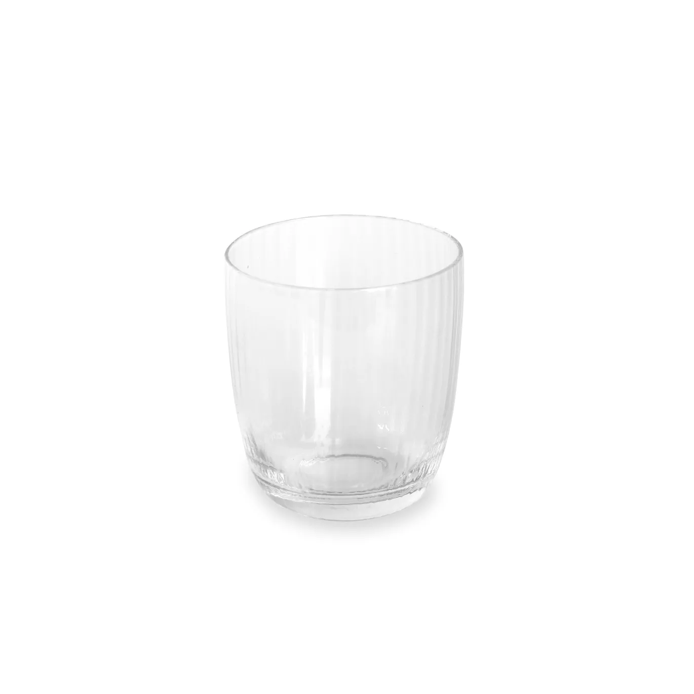 GLASS Venice Stemless Wine Glass/Double Old Fashioned Set of 4 (Clear)