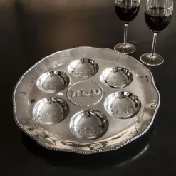 JUDAICA Seder Plate with Pearls