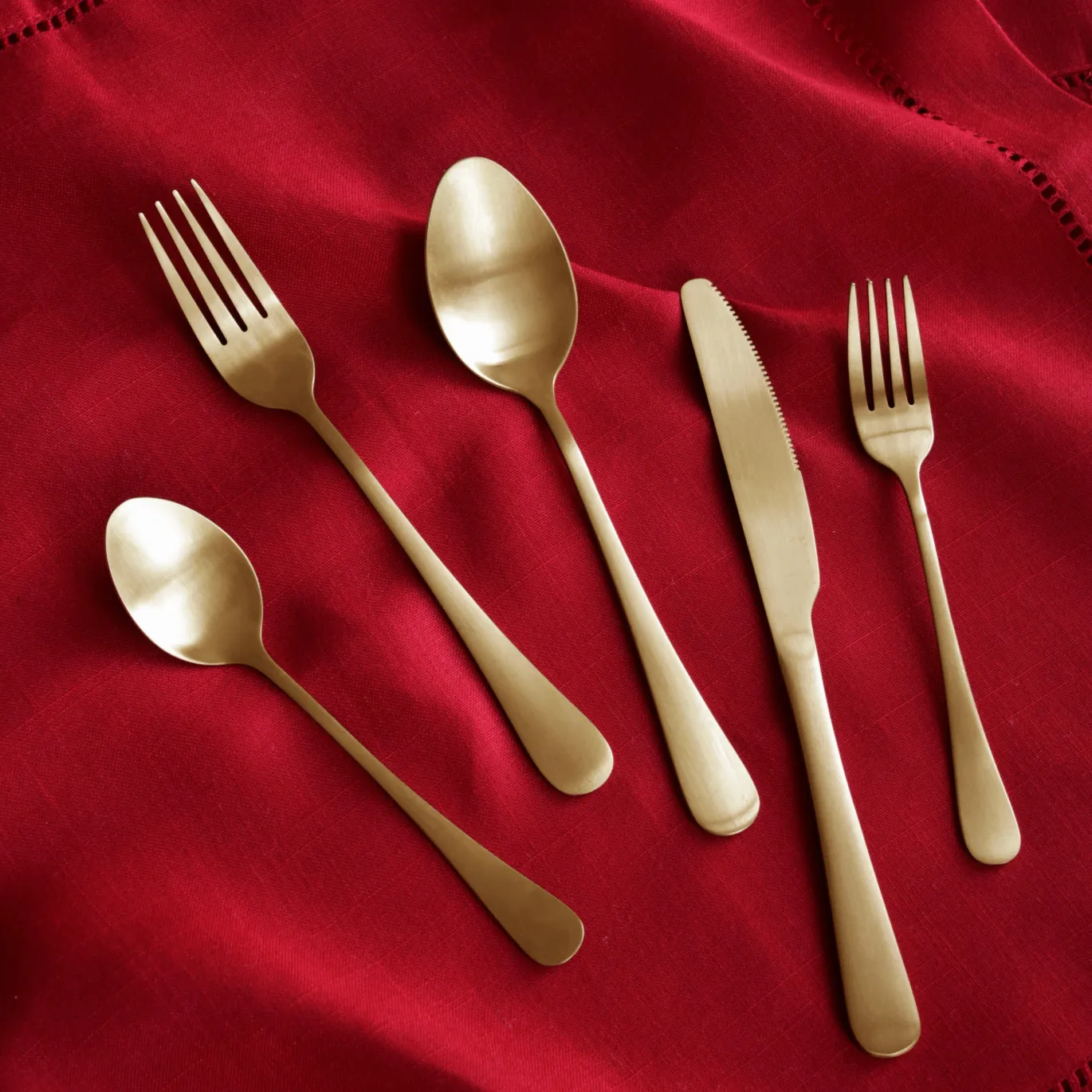 LINEN Classics Napkins Set of 4 (Red)