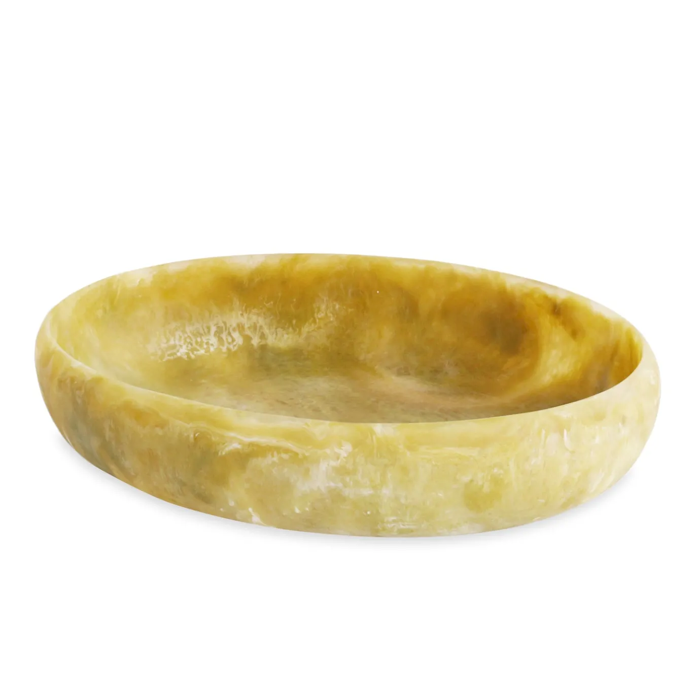 RESIN Sorbet Large Oval Bowl Matcha