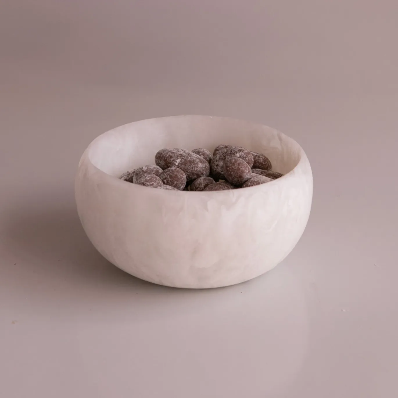 RESIN Sorbet Mini Round Bowl Coconut