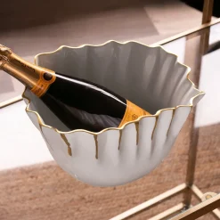 THANNI Mystic Ice Bucket (White and Gold)