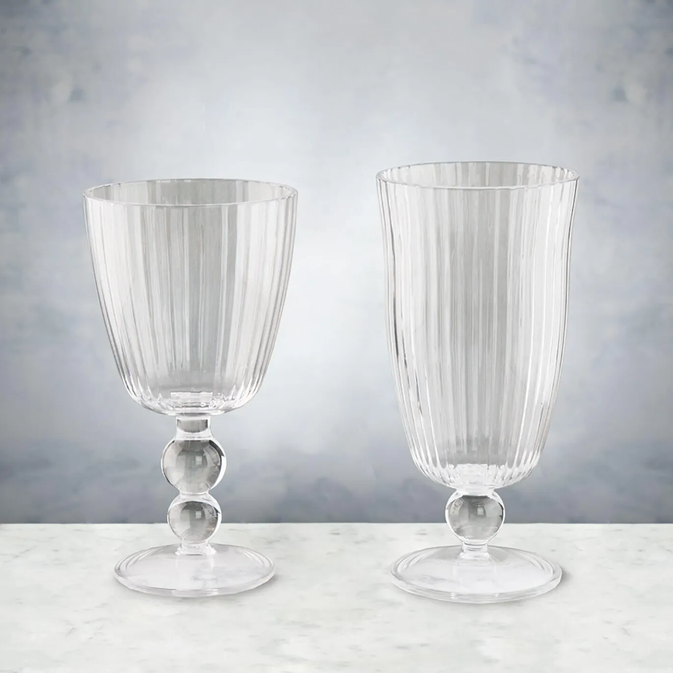 VIDA Acrylic All Purpose Set of 4 (Clear)