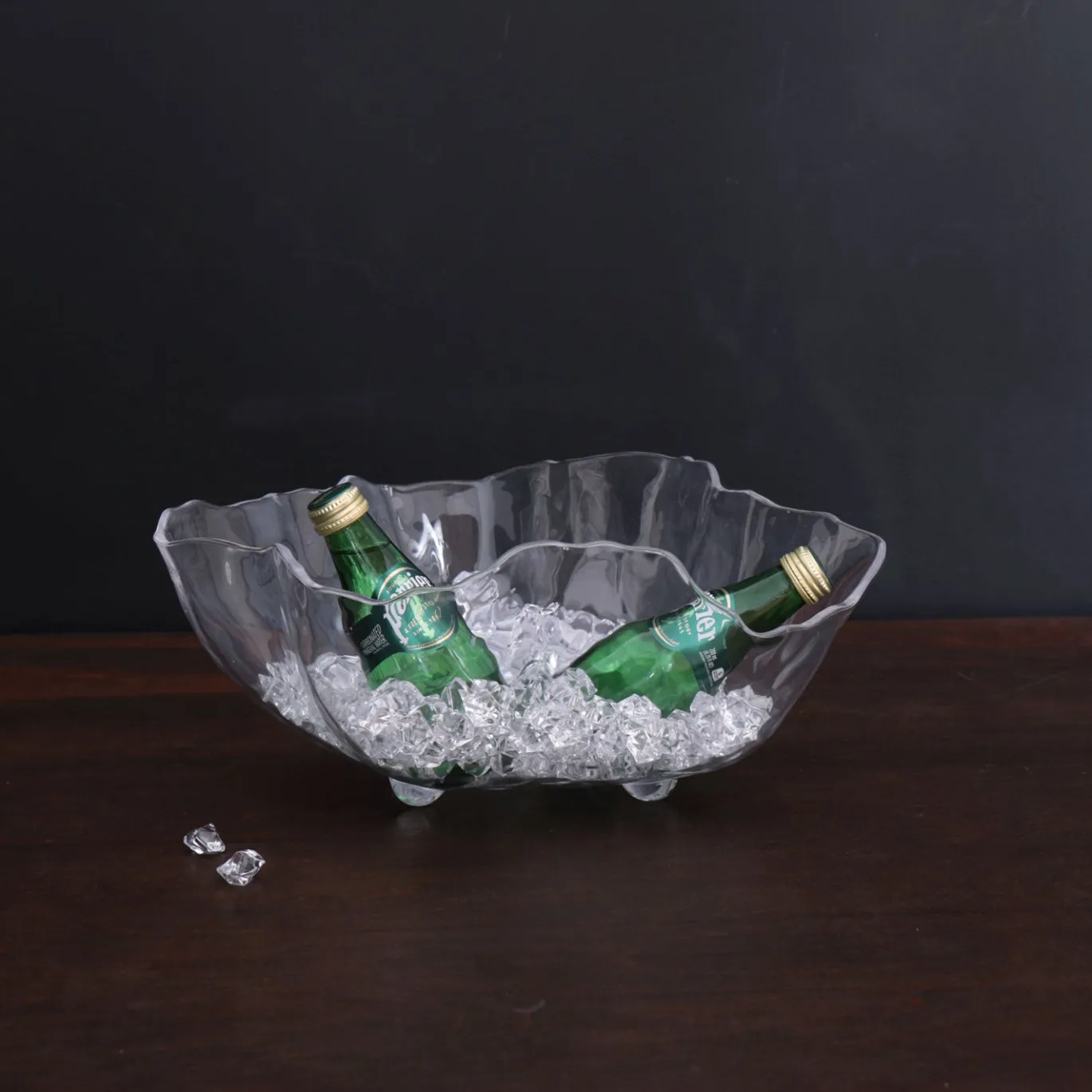 VIDA Acrylic Large Deep Bowl (Clear)