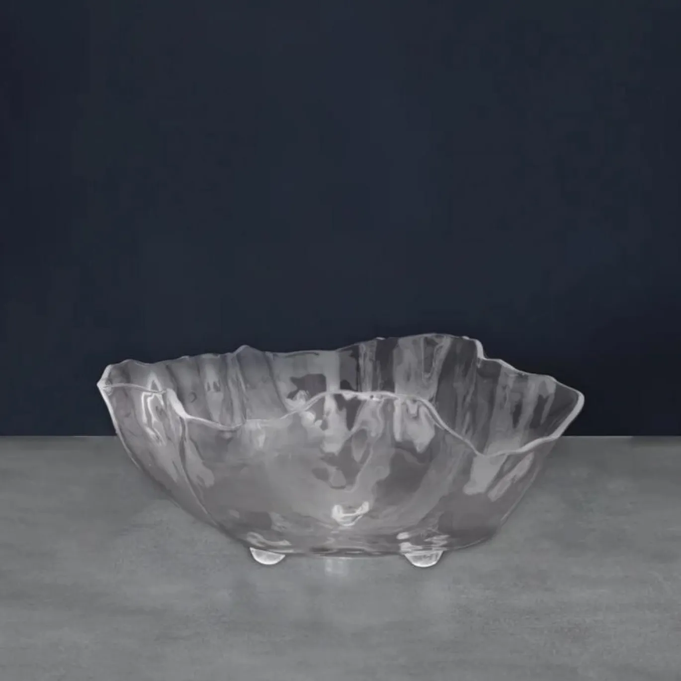 VIDA Acrylic Large Deep Bowl (Clear)