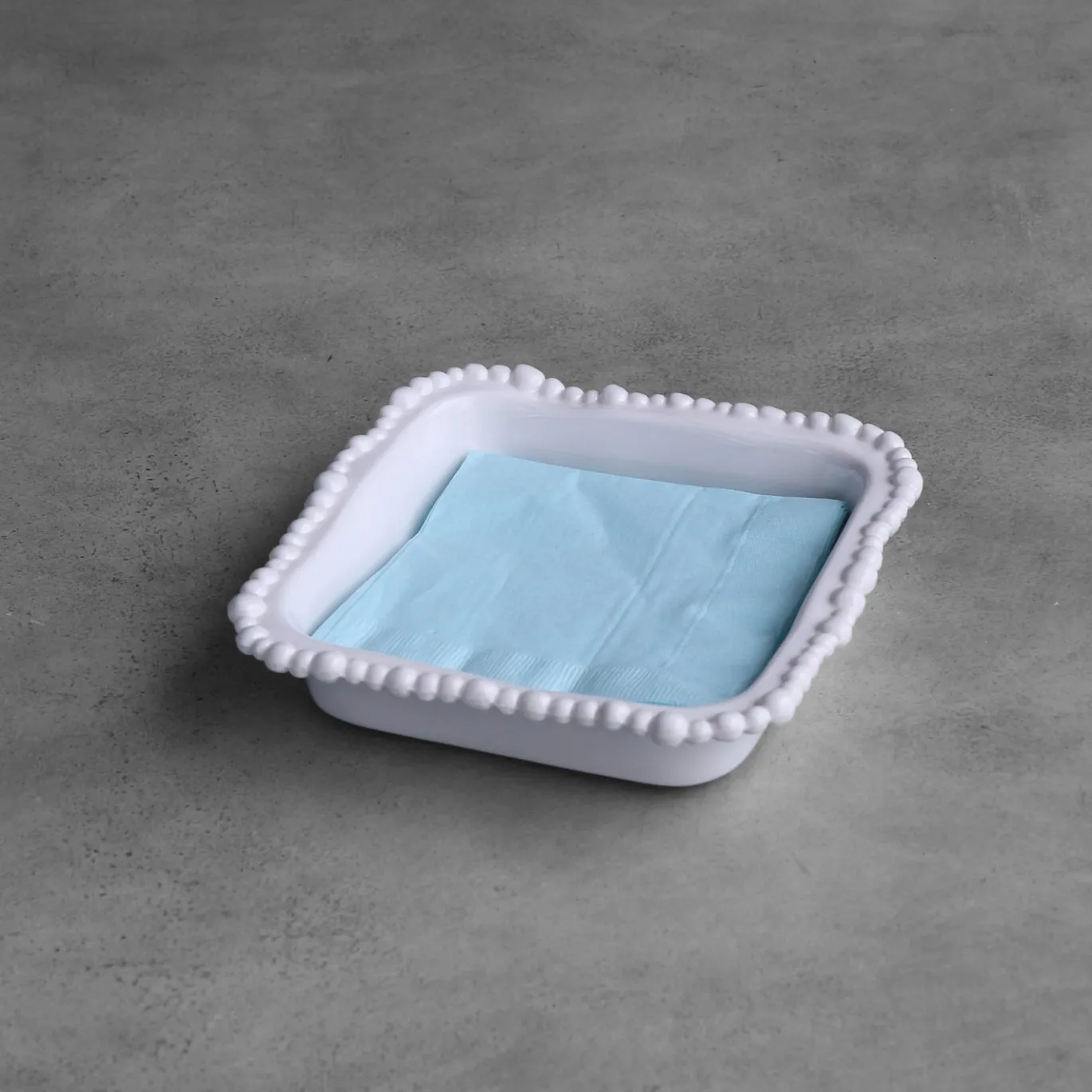 VIDA Alegria Beverage Napkin Holder (White)