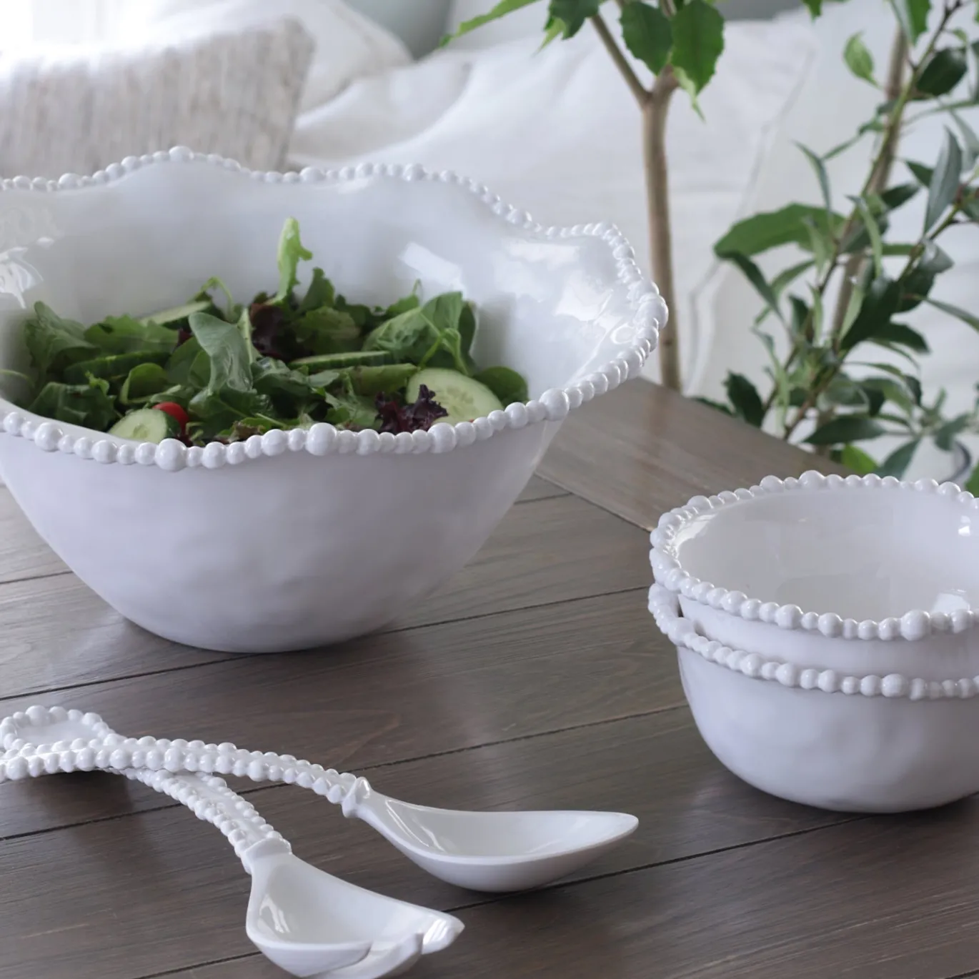 VIDA Alegria Cereal Bowl Set of 4 (White)