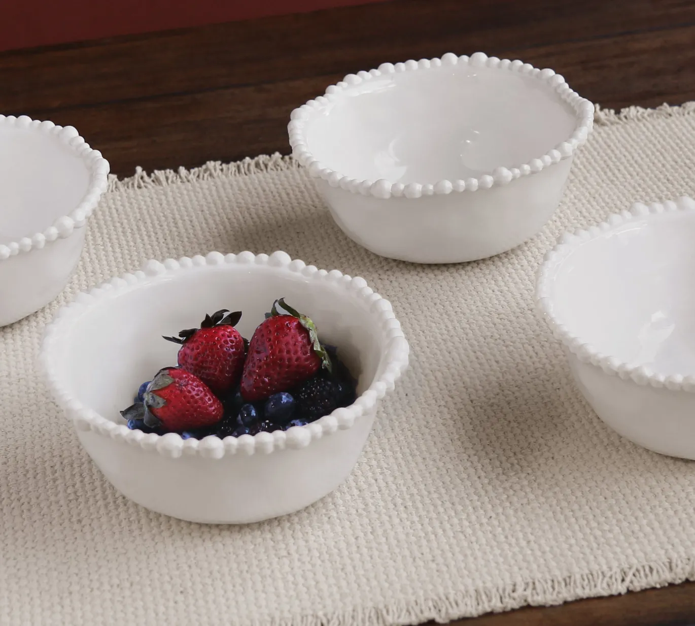 VIDA Alegria Cereal Bowl Set of 4 (White)