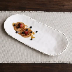 VIDA Alegria Large Oval Platter (White)