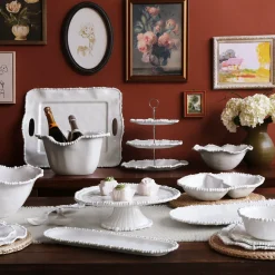 VIDA Alegria Medium Baguette Platter White