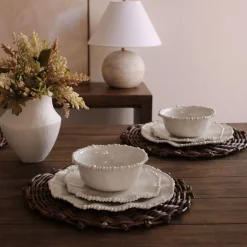 VIDA Alegria Salad Plate Set of 4 (Sand)