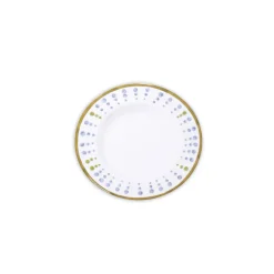 VIDA Athena Salad Plate 9.25" Set of 4 (Blue and Green dots)