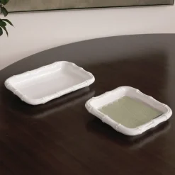 VIDA Bamboo Beverage Napkin Holder (White)