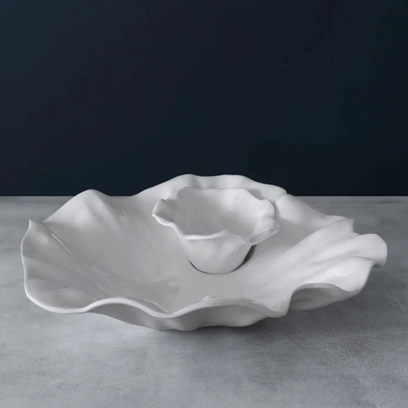 VIDA Bloom Chip and Dip (White)