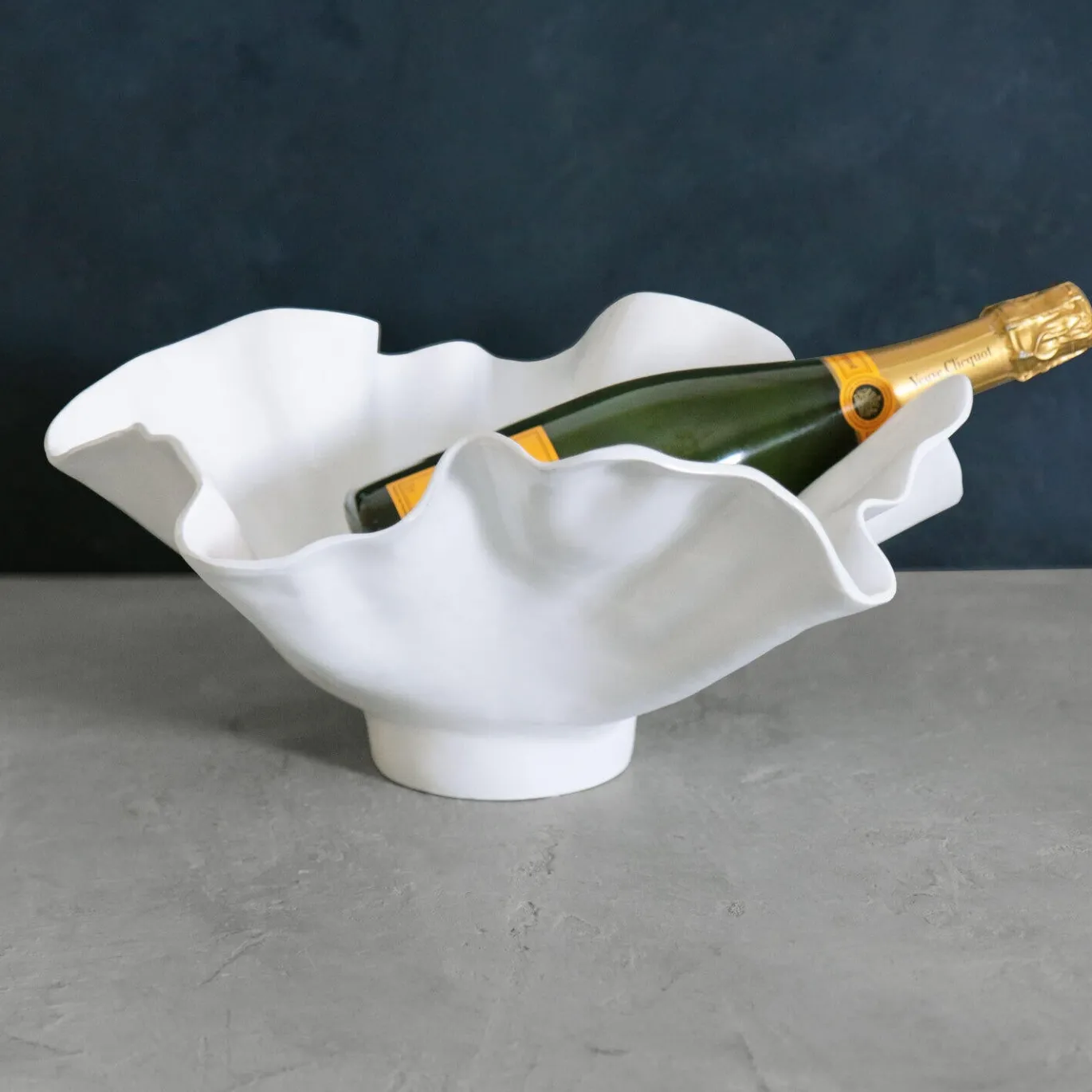 VIDA Bloom Wine Bucket (White)