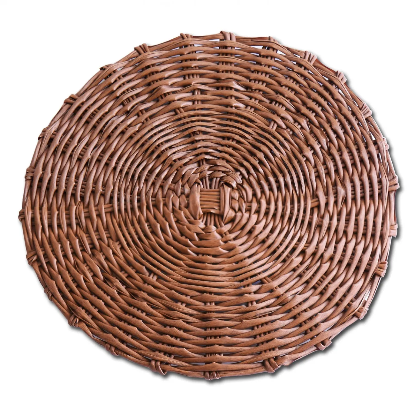 VIDA Faux Wicker Placemats Set of 4 (Brown)