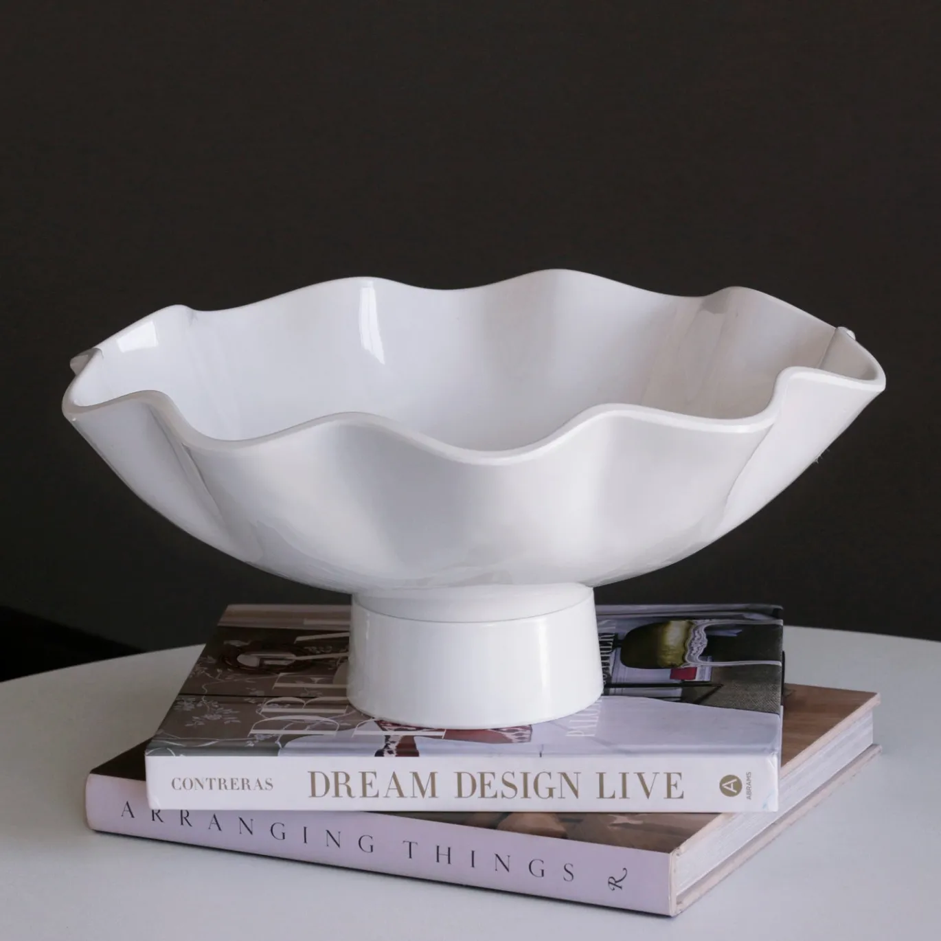 VIDA Havana Carola Large Pedestal White