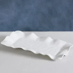 VIDA Havana Long Rectangular Tray (White)