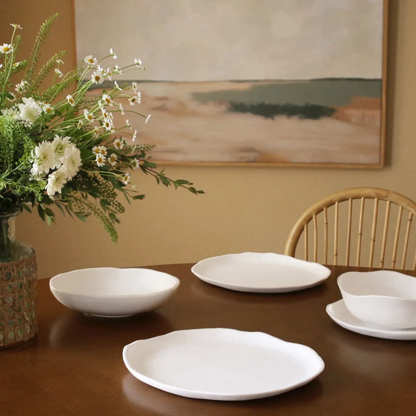 VIDA Nube Cereal Bowl Set of 4 (White)
