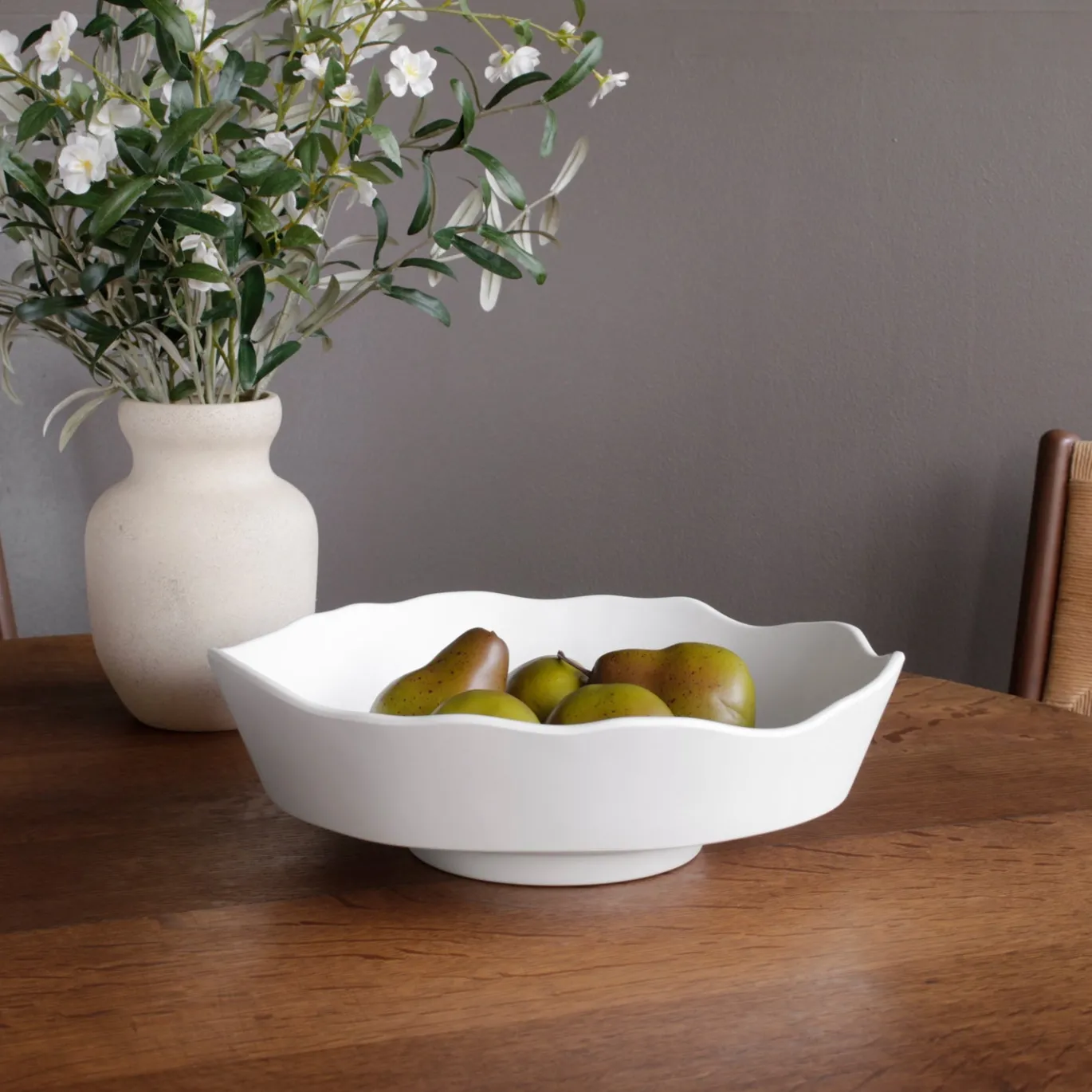 VIDA Nube Dakota Large Bowl White