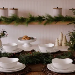 VIDA Nube Dinner Plate Set of 4 (White)