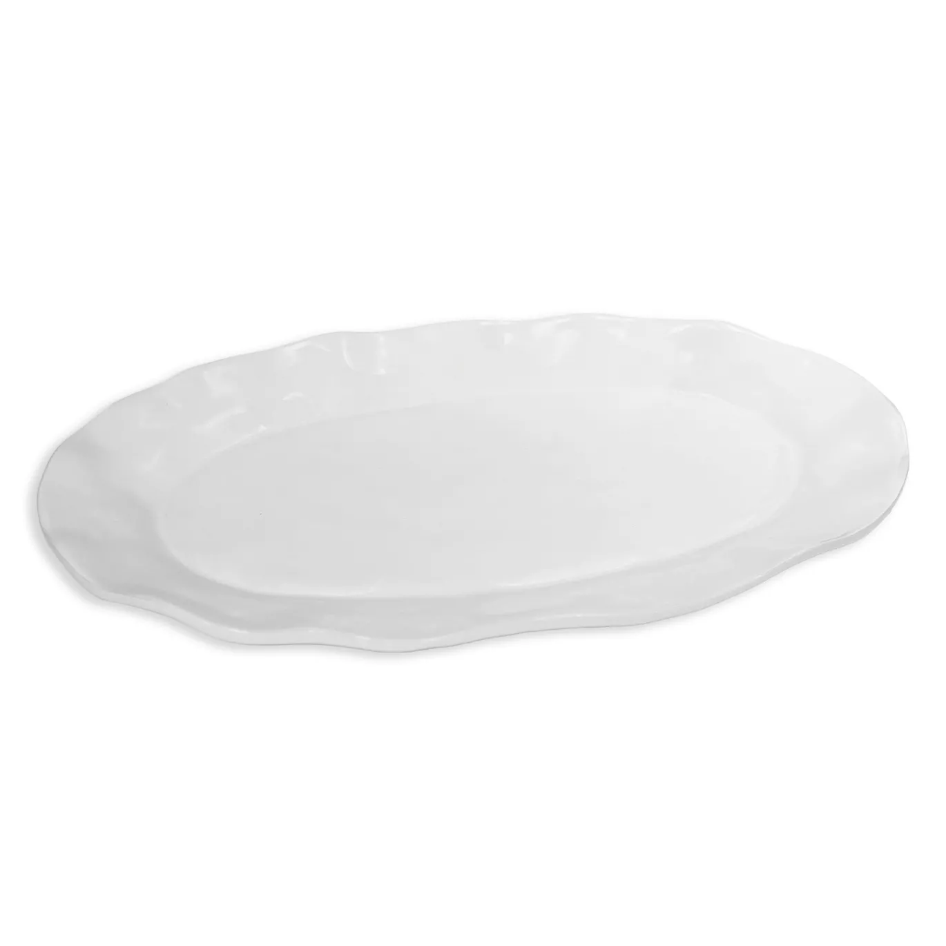 VIDA Nube Large Oval Platter (White)