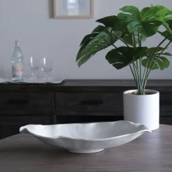 VIDA Nube Medium Oval Bowl (White)