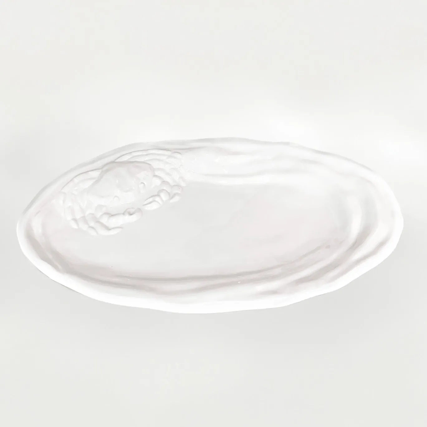 VIDA Ocean Large Oval Crab Platter (White)