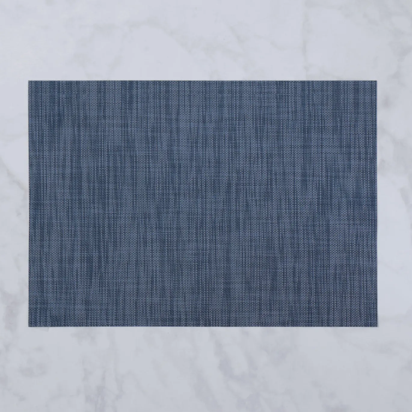 VIDA Rectangular Woven Placemats Set of 4 (Navy)
