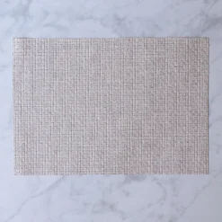 VIDA Rectangular Woven Placemats Set of 4 (Rattan)