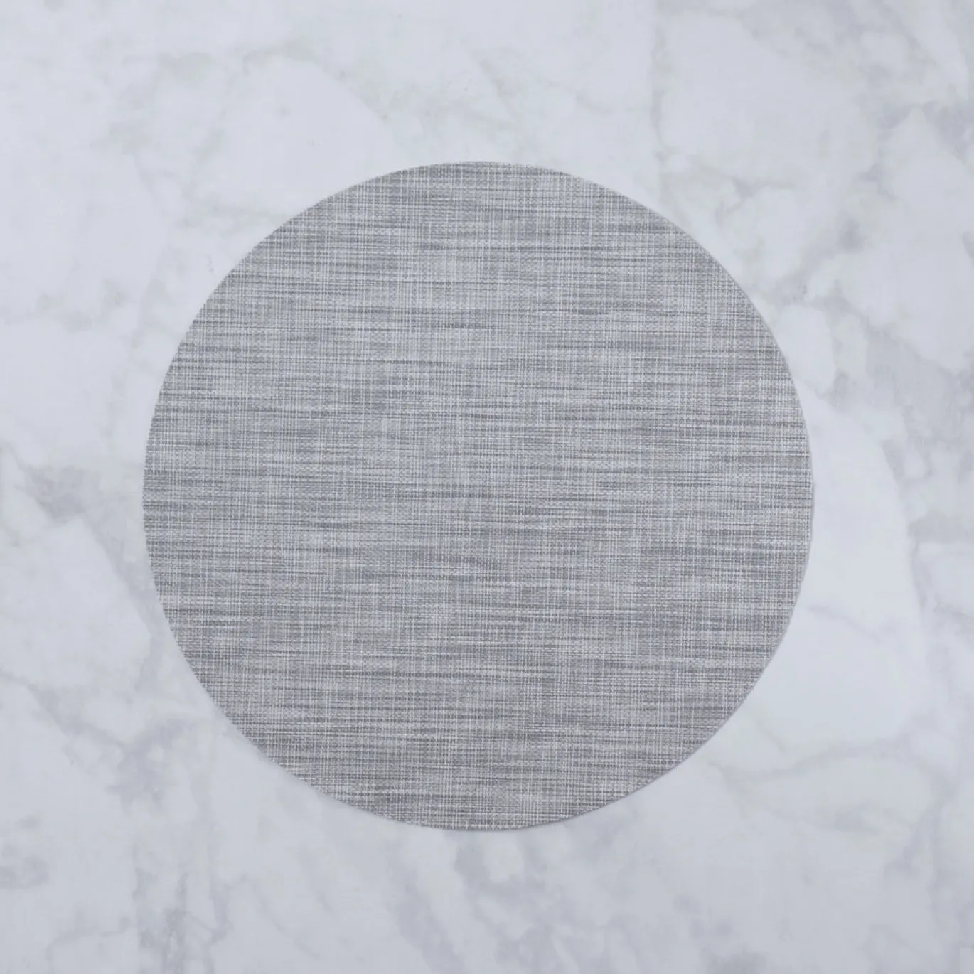 VIDA Round Woven Placemats Set of 4 (Grey)